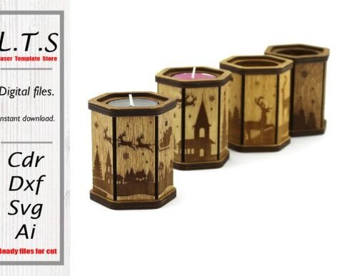 Candelabros Navidenos 3 Creativo Digital